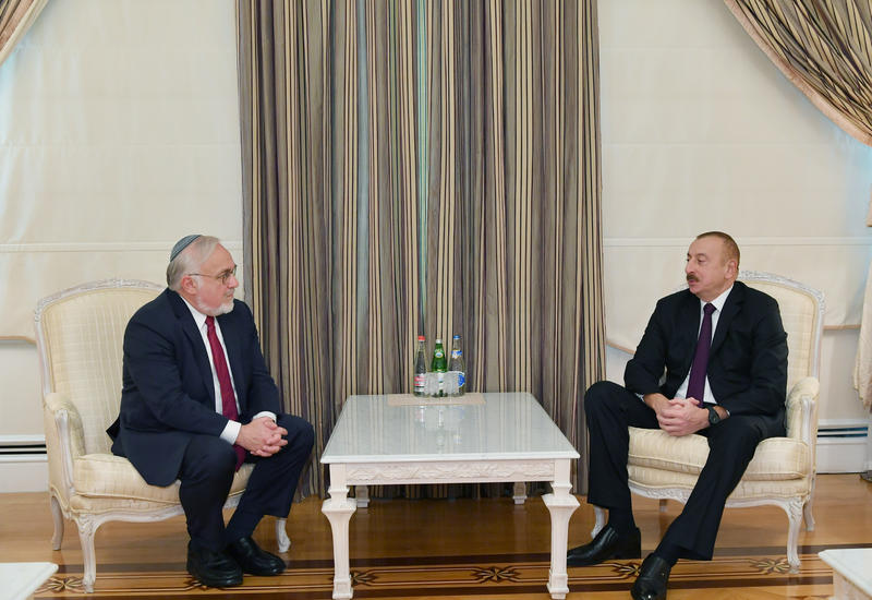 Президент Ильхам Алиев принял известных религиозных деятелей США
