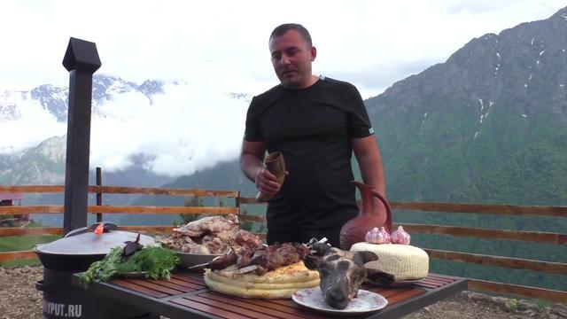 Еда горца на Кавказе