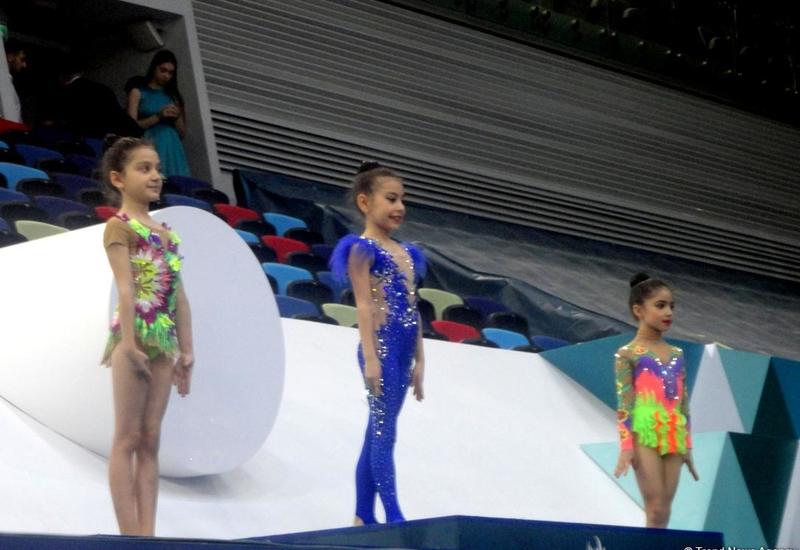 В Баку прошла церемония награждения победителей и призеров пятого Межрегионального кубка по художественной гимнастике