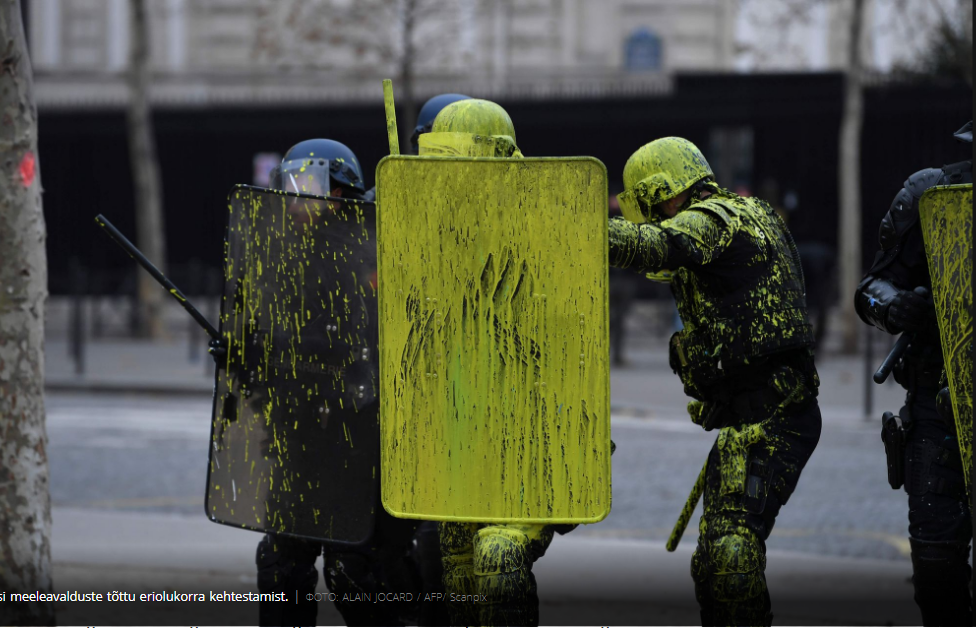 Страх и ненависть в Париже: полиция жестоко разгоняет протестующих