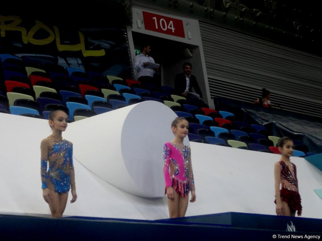 В Баку прошла церемония награждения победителей и призеров пятого Межрегионального кубка по художественной гимнастике
