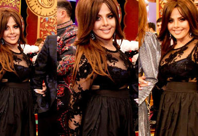 Müğənni Mətanətin transparan koftası <span class="color_red">- FOTOLAR</span>