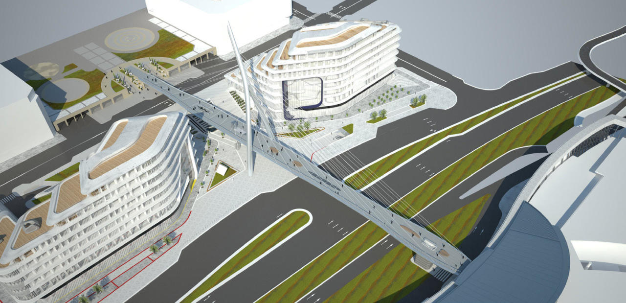 Завершается проектирование пешеходного моста в рамках проекта Baku White City