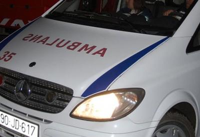 В Гяндже взорвался автомобиль, есть пострадавший