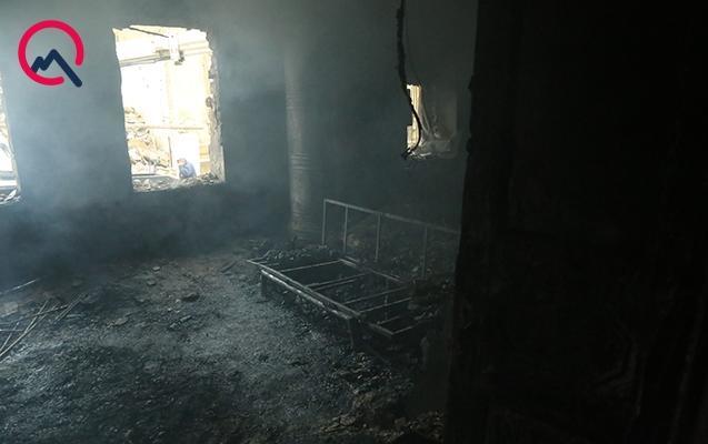 Первые кадры с места ужасного пожара в Баку