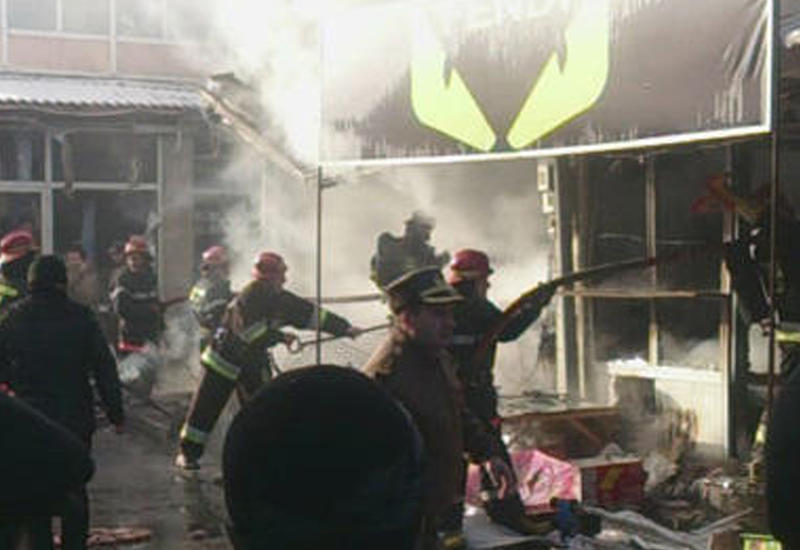 Крупный пожар в Азербайджане, сгорели шесть магазинов
