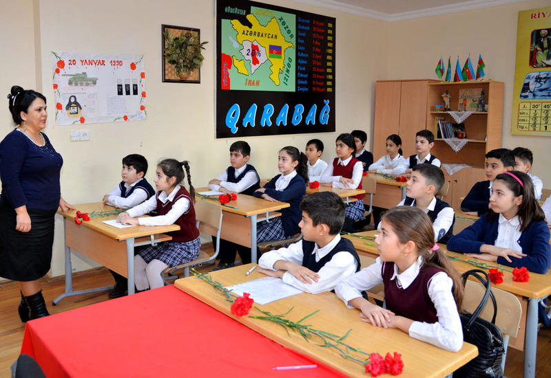 Бакинским школьникам расскажут о трагедии 20 Января