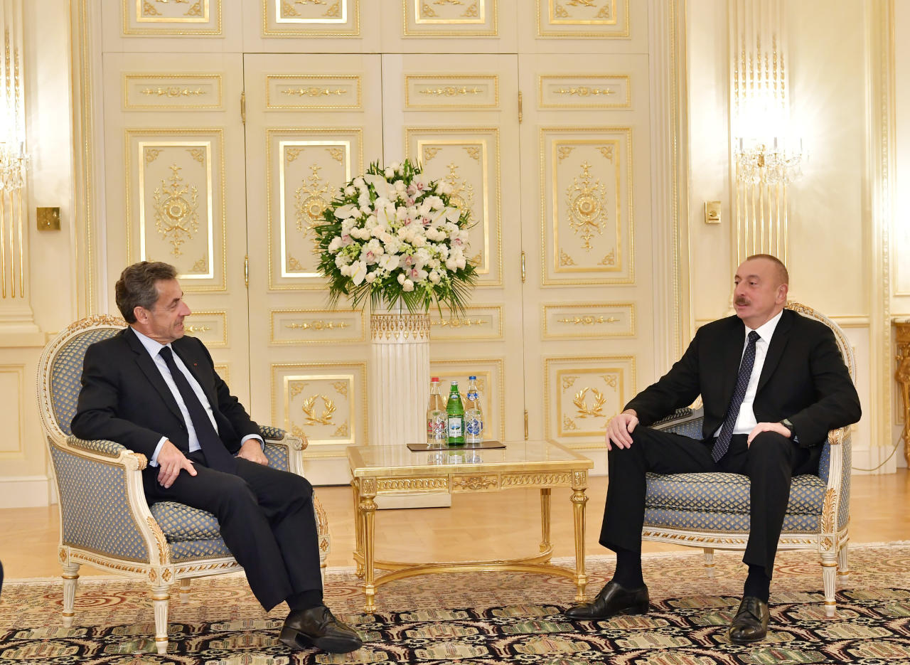 Президент Ильхам Алиев принял Николя Саркози