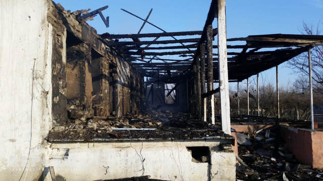 В Азербайджане сгорел частный жилой дом