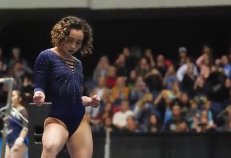 Американская гимнастка ошеломила зрителей своим нестандартным выступлением