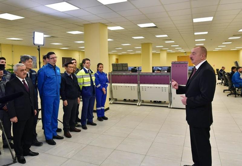 Президент Ильхам Алиев: В Азербайджане создано крупное промышленное предприятие, отвечающее самым современным стандартам