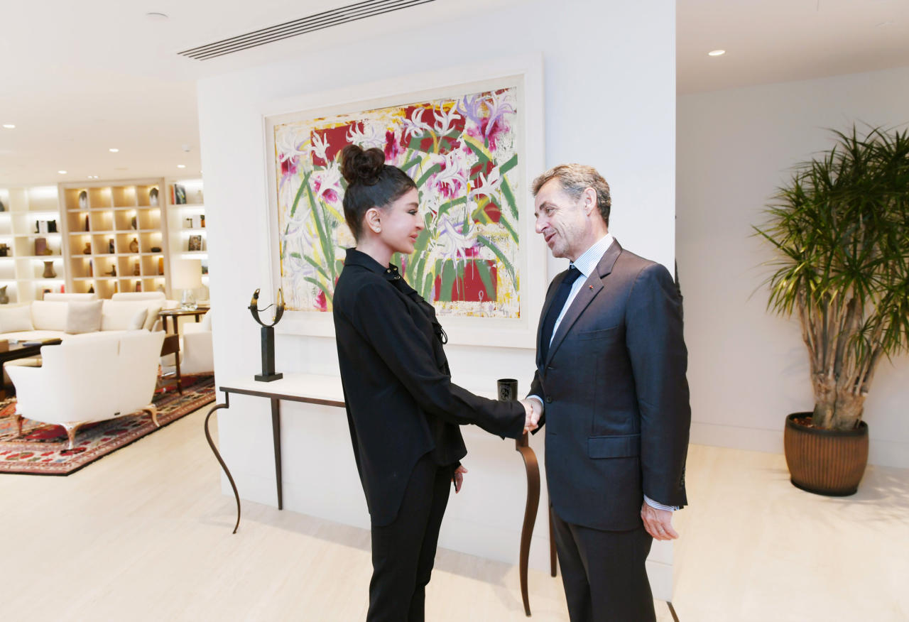 Первый вице-президент Мехрибан Алиева встретилась с Николя Саркози