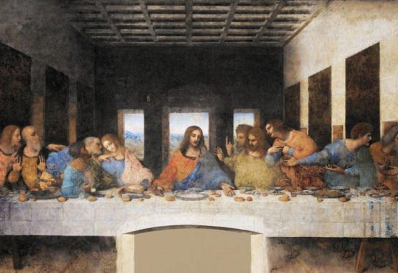 Чья рука изображена на картине «Тайная вечеря»