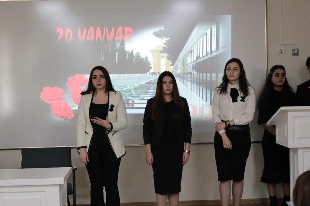 В Бакинском филиале Сеченовского университета почтили память жертв трагедии 20 Января