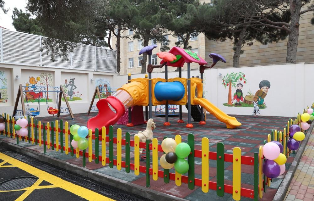 Первый вице-президент Мехрибан Алиева приняла участие в открытии детского сада №6  в Баку