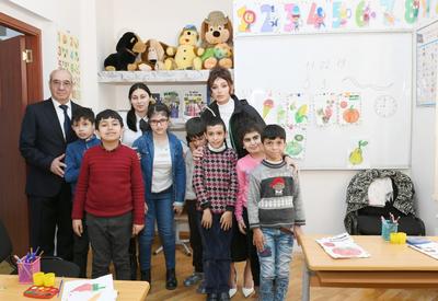 Первый вице-президент Мехрибан Алиева посетила специальную школу №268 в Баку <span class="color_red">- ФОТО</span>