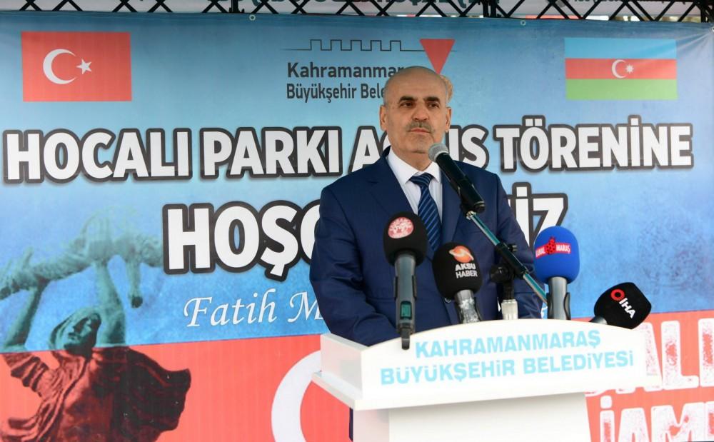 В Турции состоялось открытие парка Ходжалы и памятника «Стон матери»