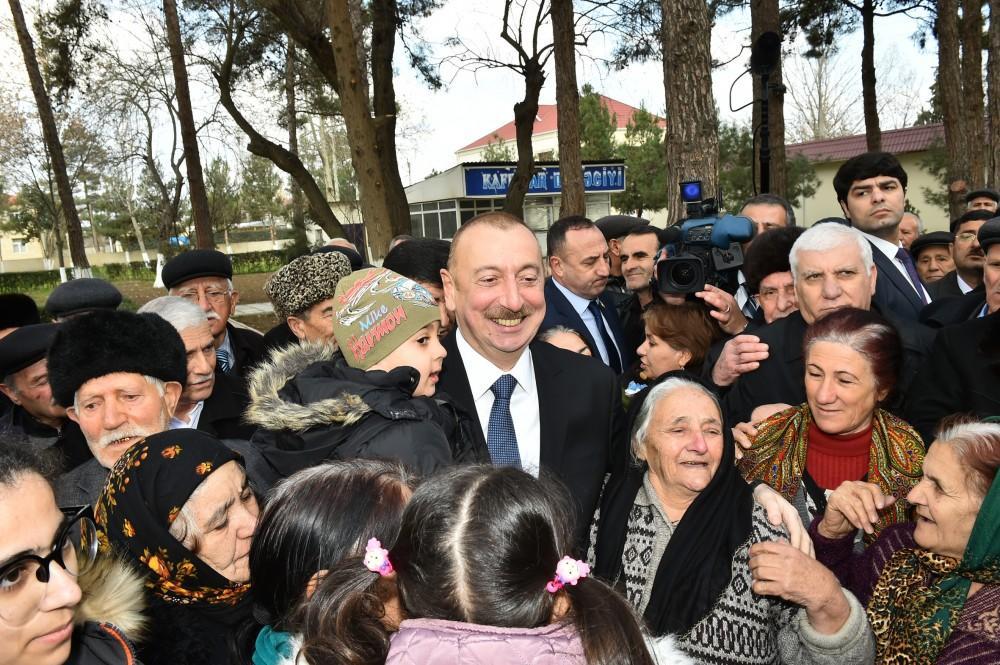 Президент Ильхам Алиев: Я всегда опирался на поддержку народа, силы мне дает вера народа в меня