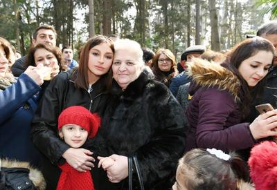 Первый вице-президент Мехрибан Алиева поблагодарила жителей Гянджи за гостеприимство и искренность