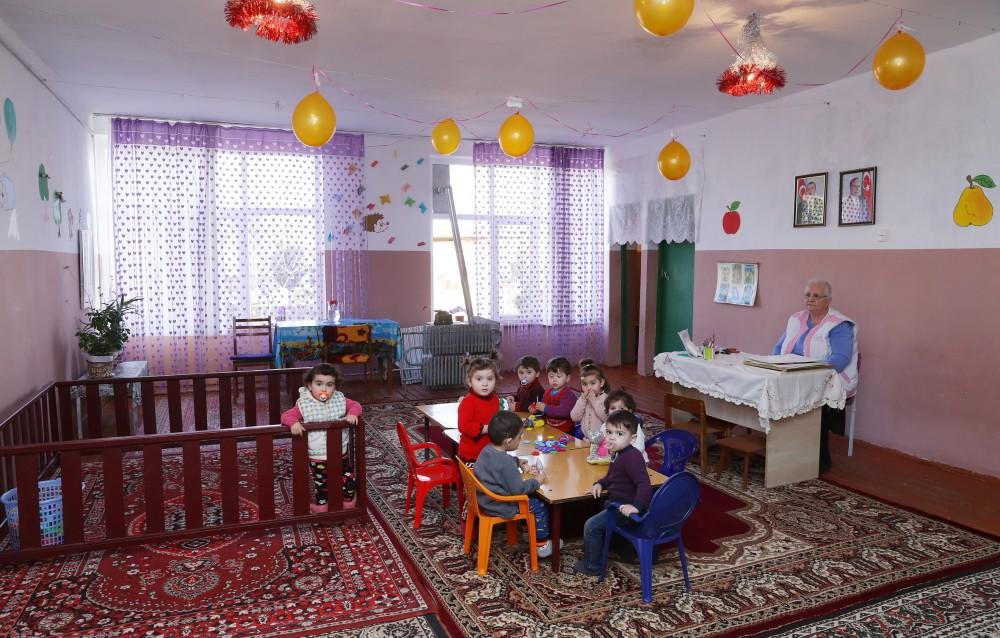 Первый вице-президент Мехрибан Алиева посетила детский сад-ясли в Гяндже