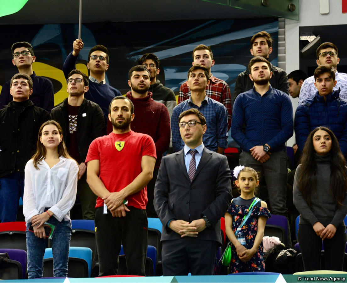 В Национальной арене гимнастики состоялась церемония открытия Кубка мира по прыжкам на батуте и тамблингу