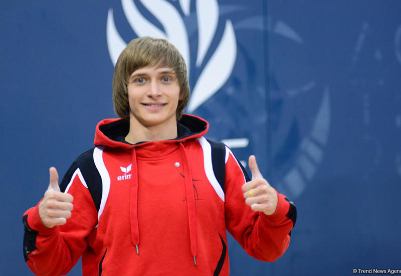 Азербайджанский гимнаст завоевал серебряную медаль Кубка мира по прыжкам на батуте и тамблингу