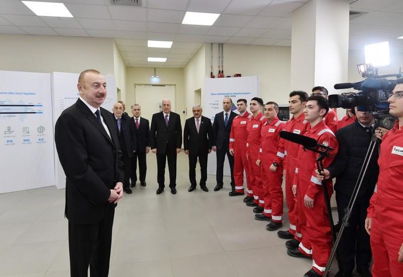 Президент Ильхам Алиев: Развитие ненефтяного сектора, диверсификация экономики, создание современных заводов, фабрик останутся приоритетом