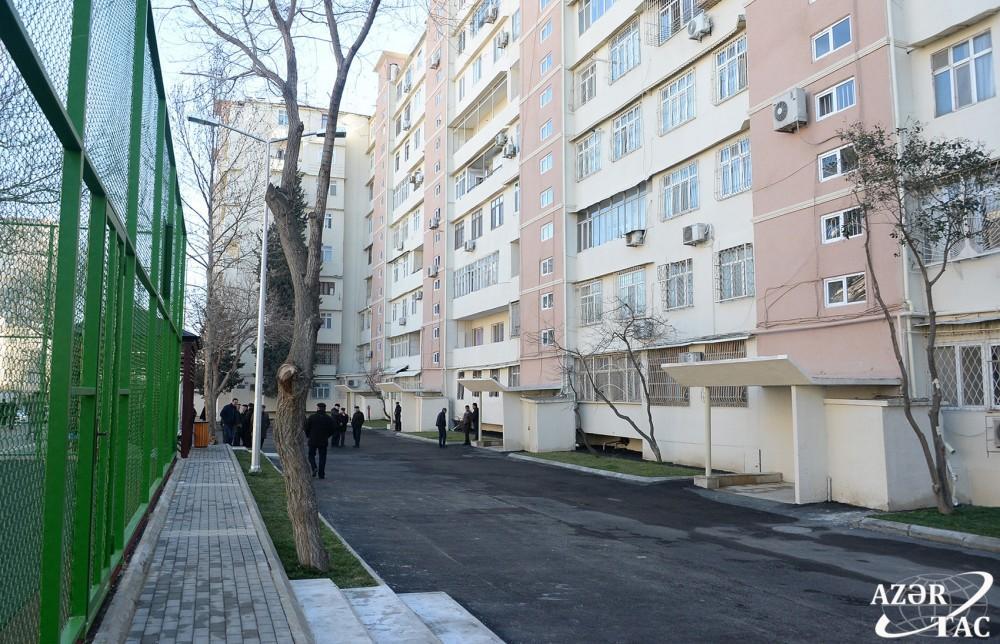 В рамках проекта «Наш двор» жителям Баку передан очередной благоустроенный двор