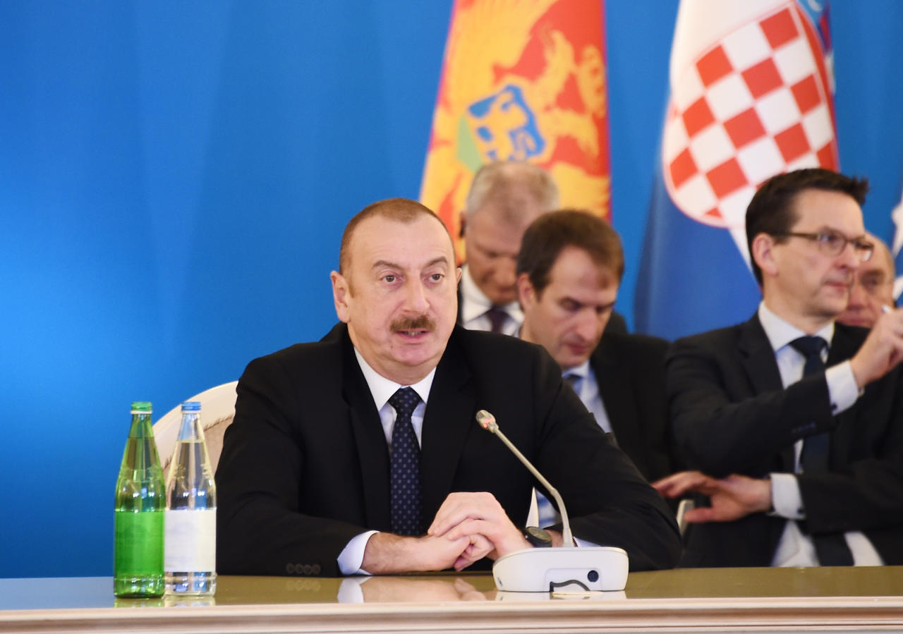 Президент Ильхам Алиев принял участие в заседании в рамках Консультативного совета Южного газового коридора