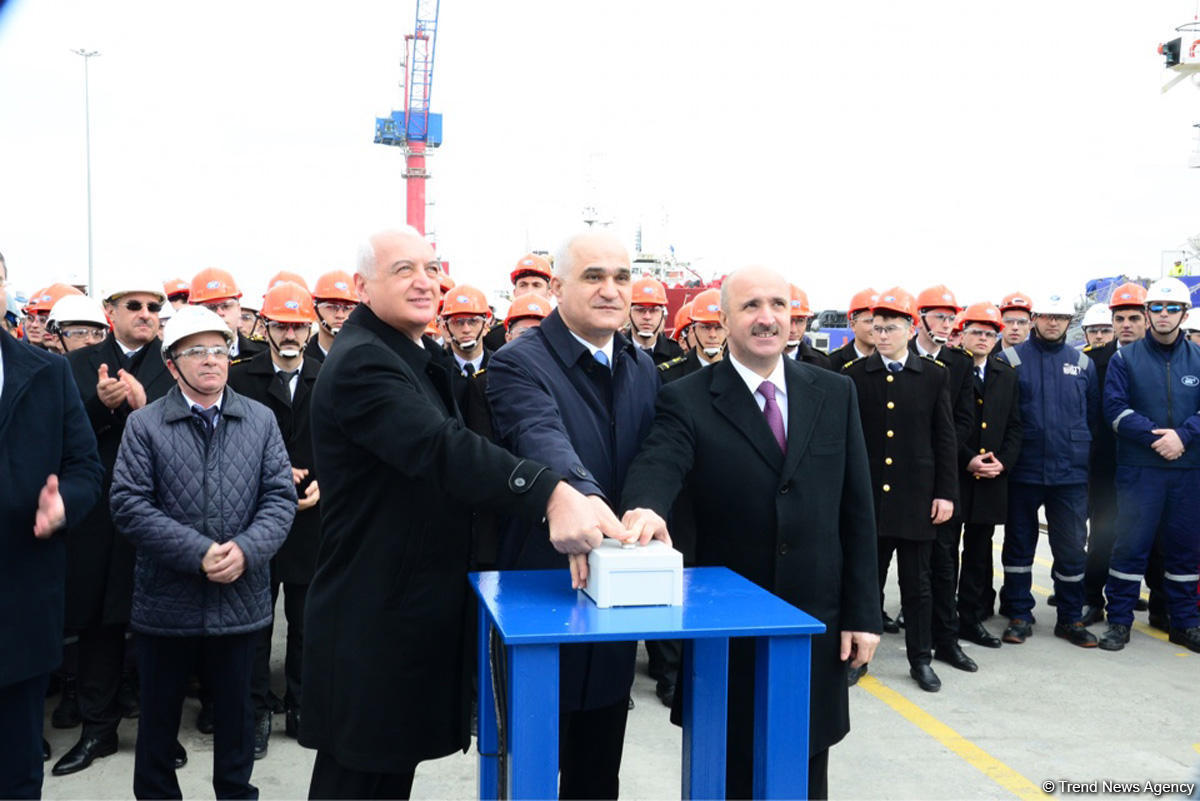 В Азербайджане спустили на воду новый танкер