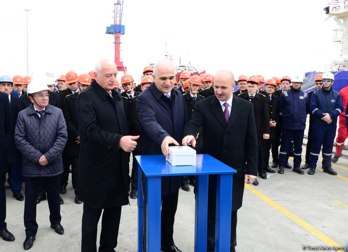 В Азербайджане спустили на воду новый танкер