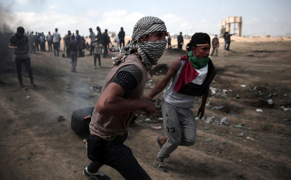 В Газе более 40 человек пострадали в столкновениях с израильской армией