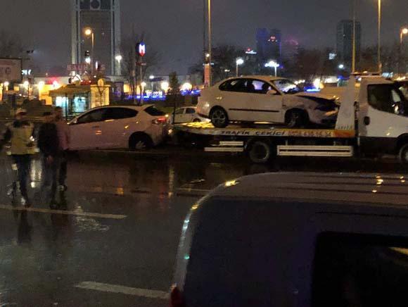 Ужасная цепная авария в Стамбуле, есть погибший и раненые