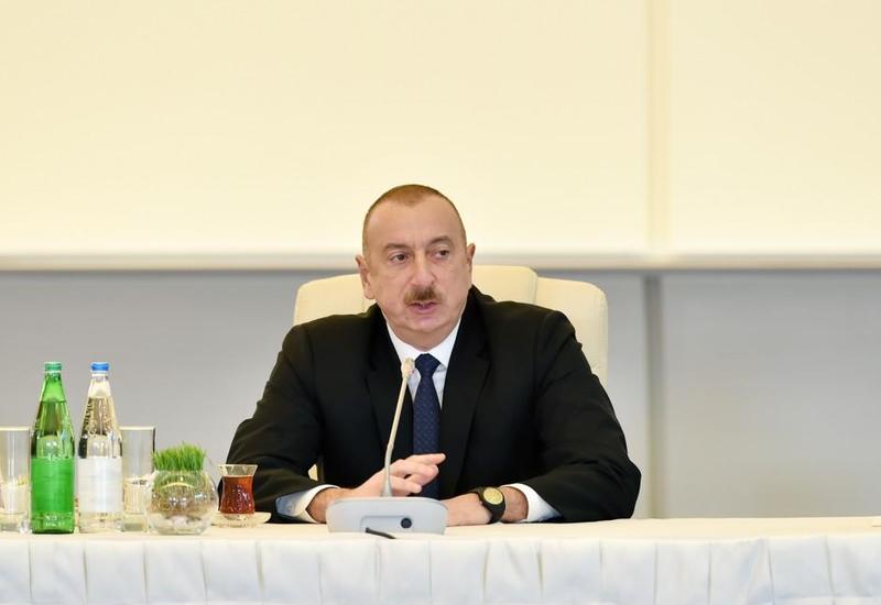 Президент Ильхам Алиев: Если границы центра Баку будут точно установлены, то можно создать и единую систему управления