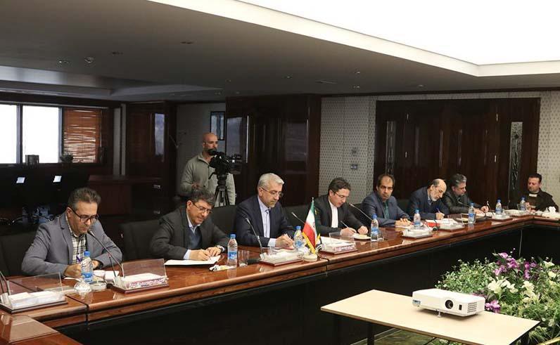 Шахин Мустафаев на переговорах с иранским министром