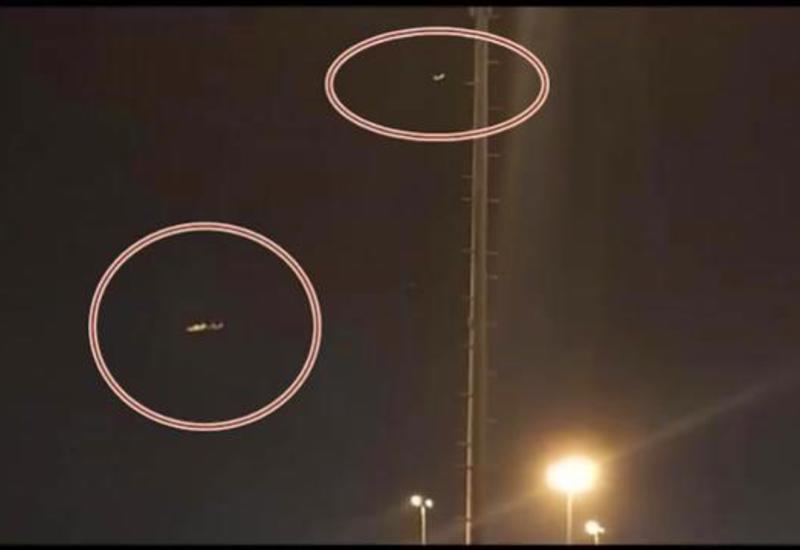 Сотрудники аэропорта и пассажиры удивились, заметив два НЛО в небе