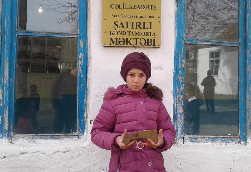 Уникальная находка азербайджанской школьницы