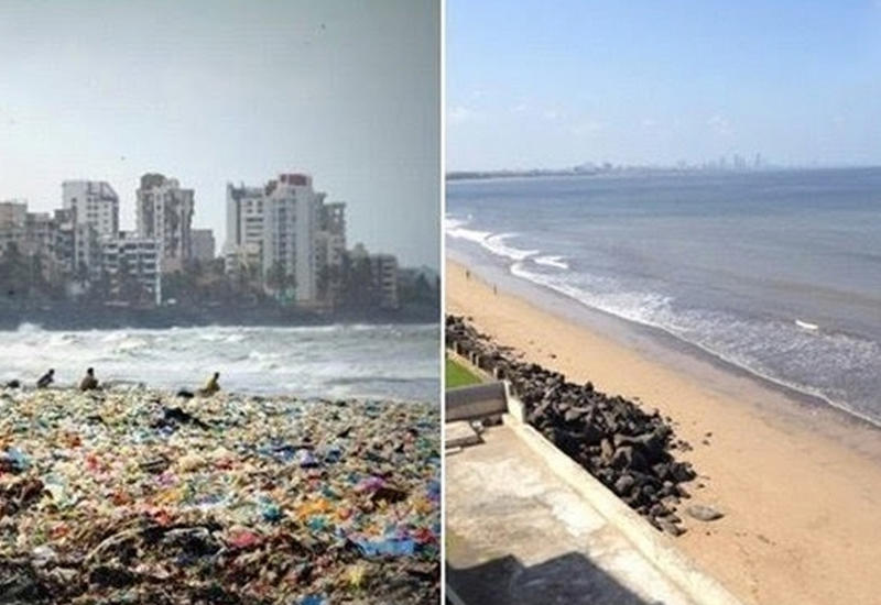 Люди со всего мира убирают мусор и делятся фотографиями "до и после"