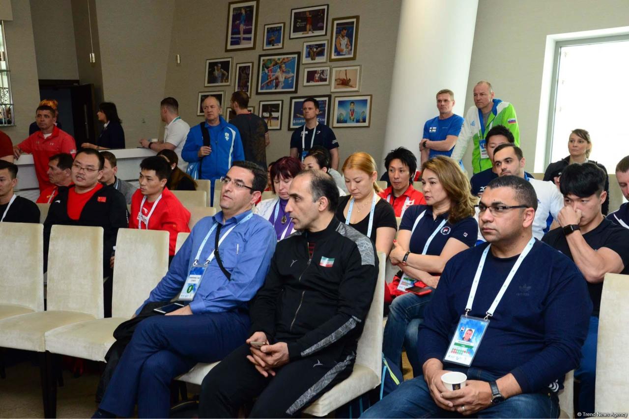 В Баку состоялась жеребьевка Кубка мира по спортивной гимнастике