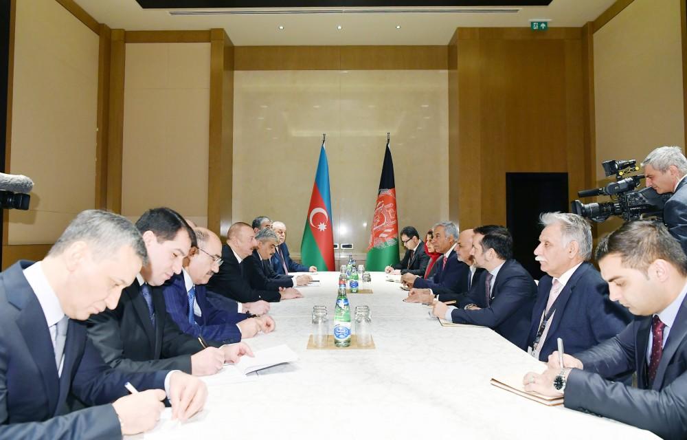 Президент Ильхам Алиев встретился с главами Афганистана и Албании