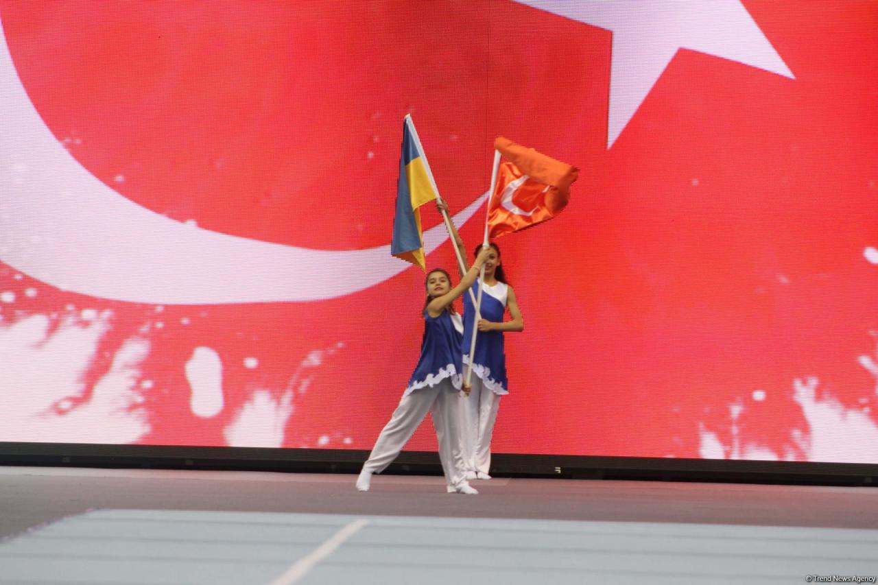 В Национальной арене гимнастики состоялась церемония открытия Кубка мира FIG по спортивной гимнастике