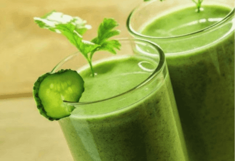 5 овощных напитков для похудения