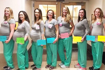 В больнице одновременно забеременели 9 медсестер родильного отделения