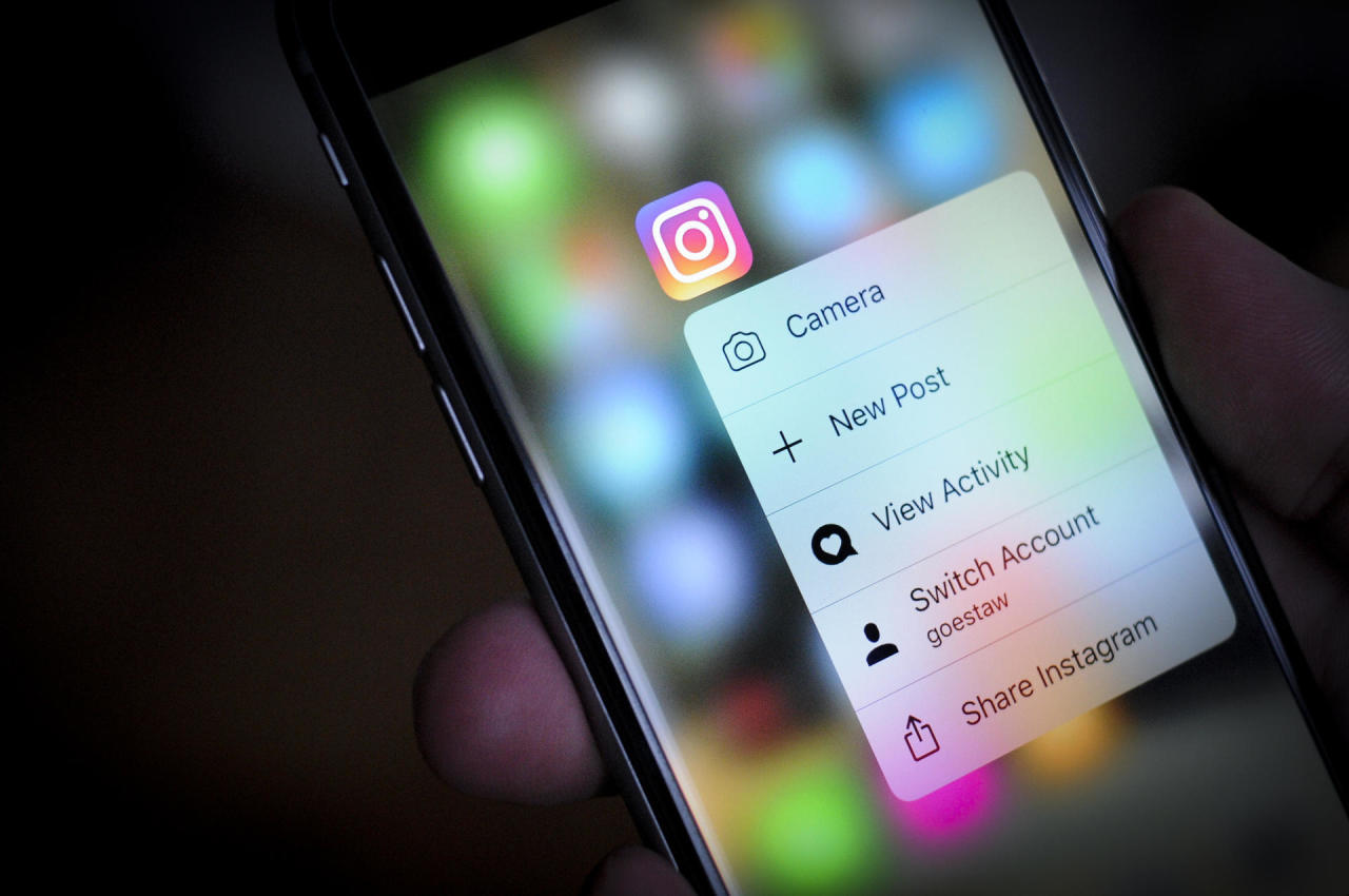 В работе Instagram возникли проблемы