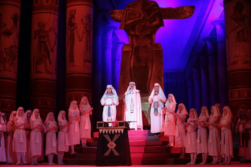 Роскошная "Аида" вновь на сцене Театра оперы и балета