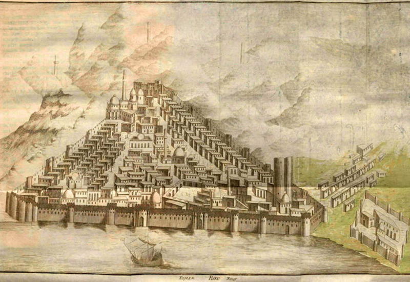 Как выглядел Баку в 1770-1772 годах?