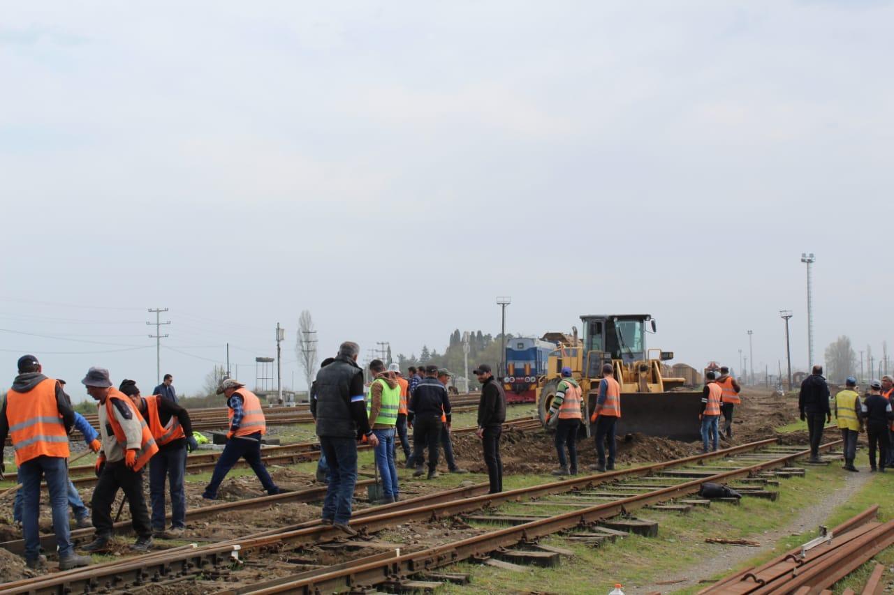 В Азербайджане ремонтируется железная дорога
