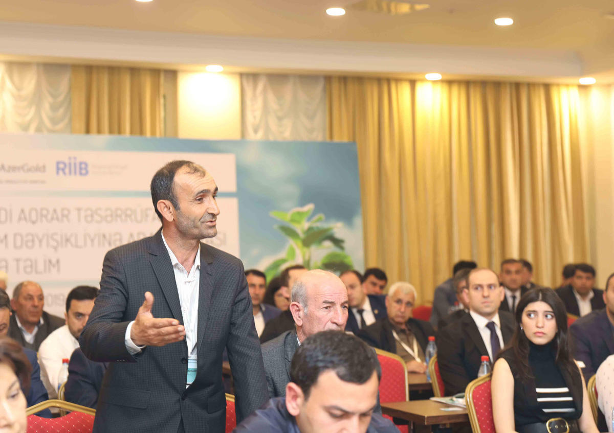 AzerGold и ОО "Региональное Развитие" организовали тренинг на тему климатических изменений