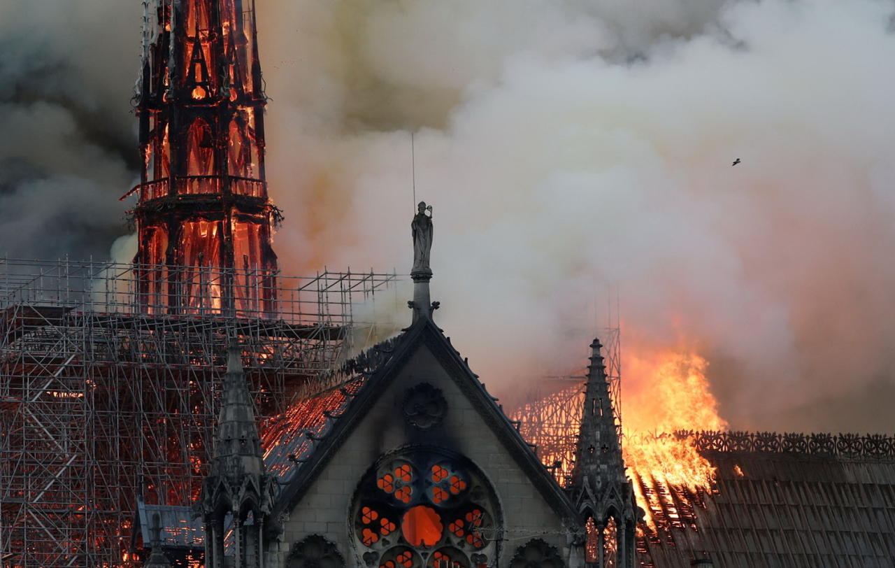 Катастрофа для всей Европы: жуткий пожар в Нотр-Дам де Пари