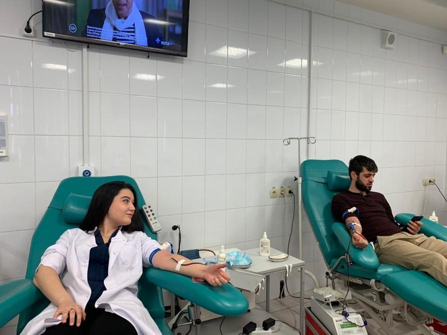 По инициативе вице-президента Фонда Гейдара Алиева Лейлы Алиевой в Москве состоялась благотворительная акция «Кровь не имеет национальности»